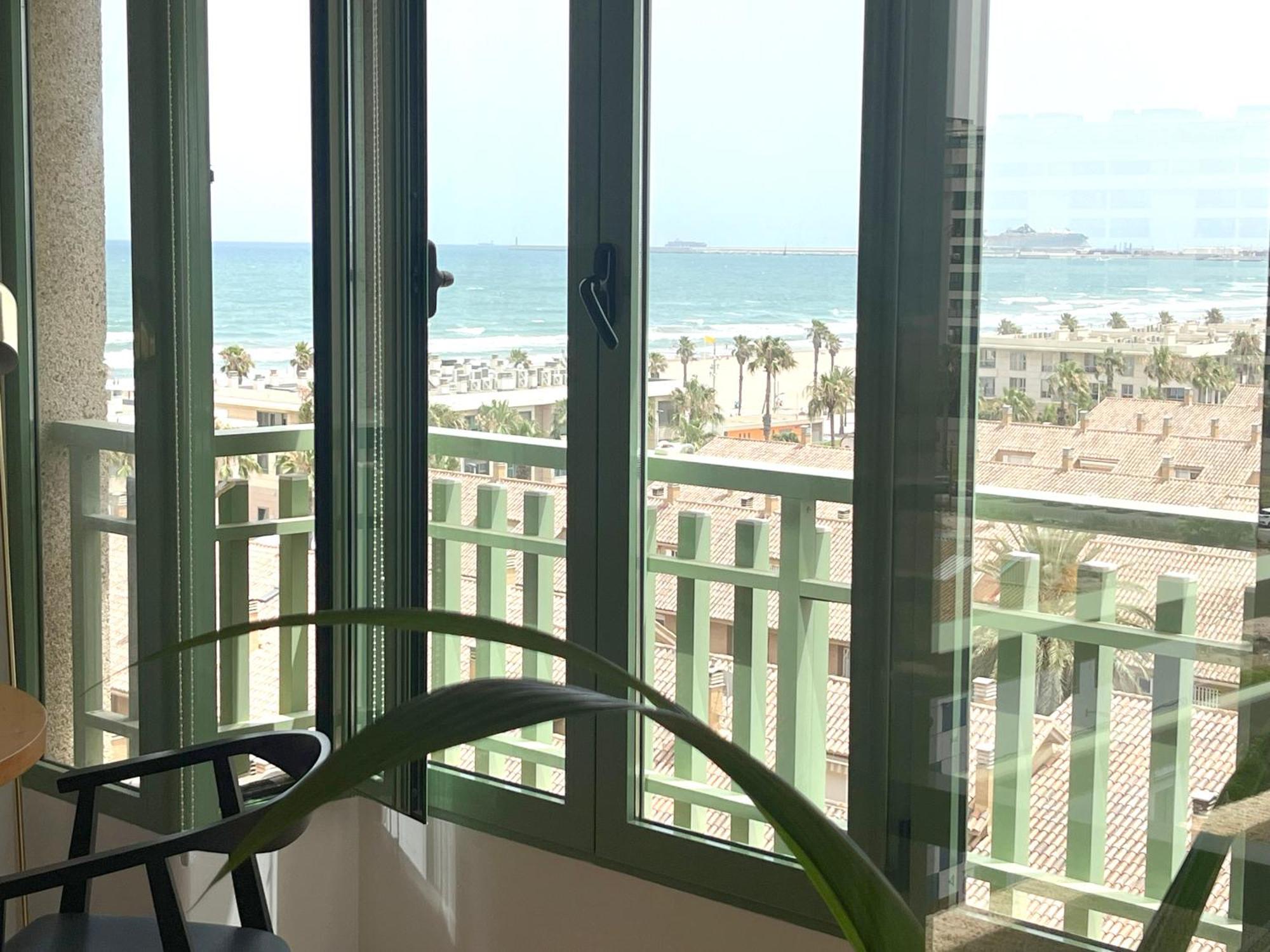 Stylish Well-Connected Beachfront Flat Valência Exterior foto